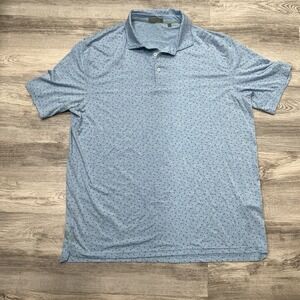 Tasc Performance Polo Shirt‎ Golf Athletic Casual Dotted Print XL